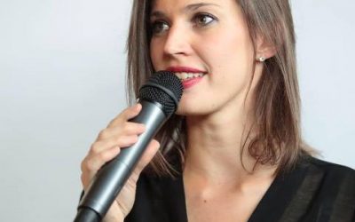Aurélie Bresson au Café de Flore le 6 mars 2018