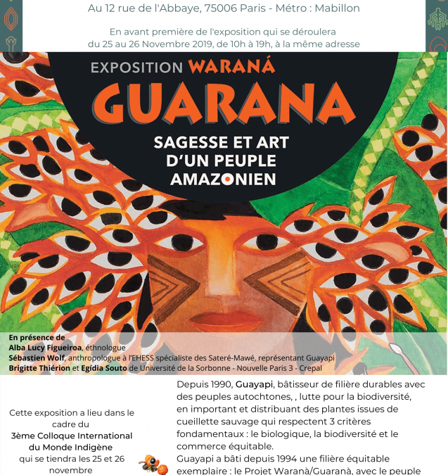 Guayapi – 3ème colloque international du Monde Indigène – 25 & 26 novembre 2019
