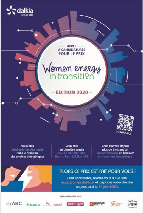 Prix Women Energy in transition DALKIA 2020 – c’est parti!  Femmes 3000