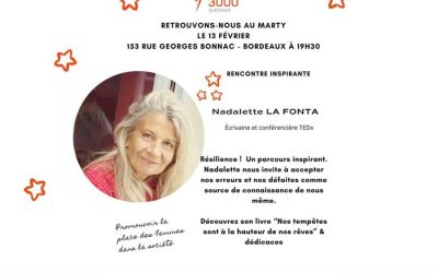 RENCONTRE avec Nadalette LA FONTA Écrivaine et conférencière TEDx
