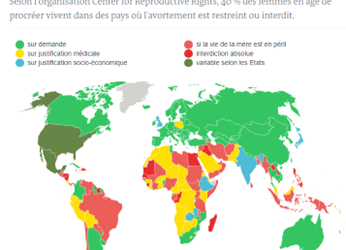 IVG dans le monde : la carte des pays qui autorisent, restreignent ou interdisent l’avortement