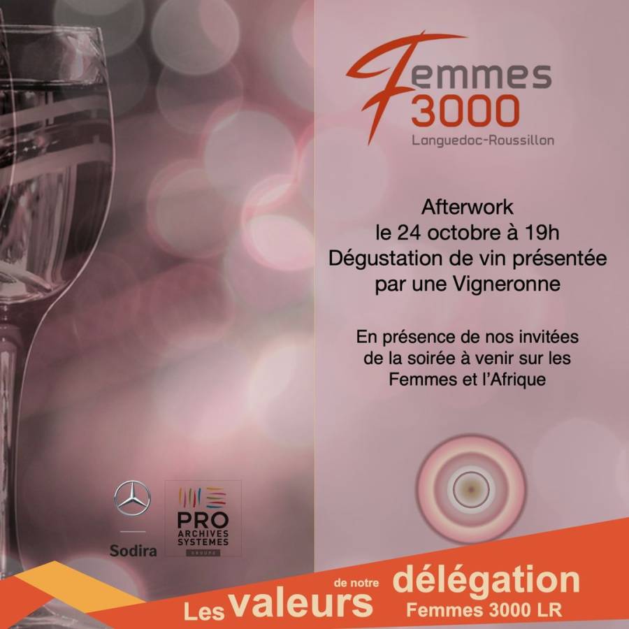 Invitation afterwork 24 octobre 2024